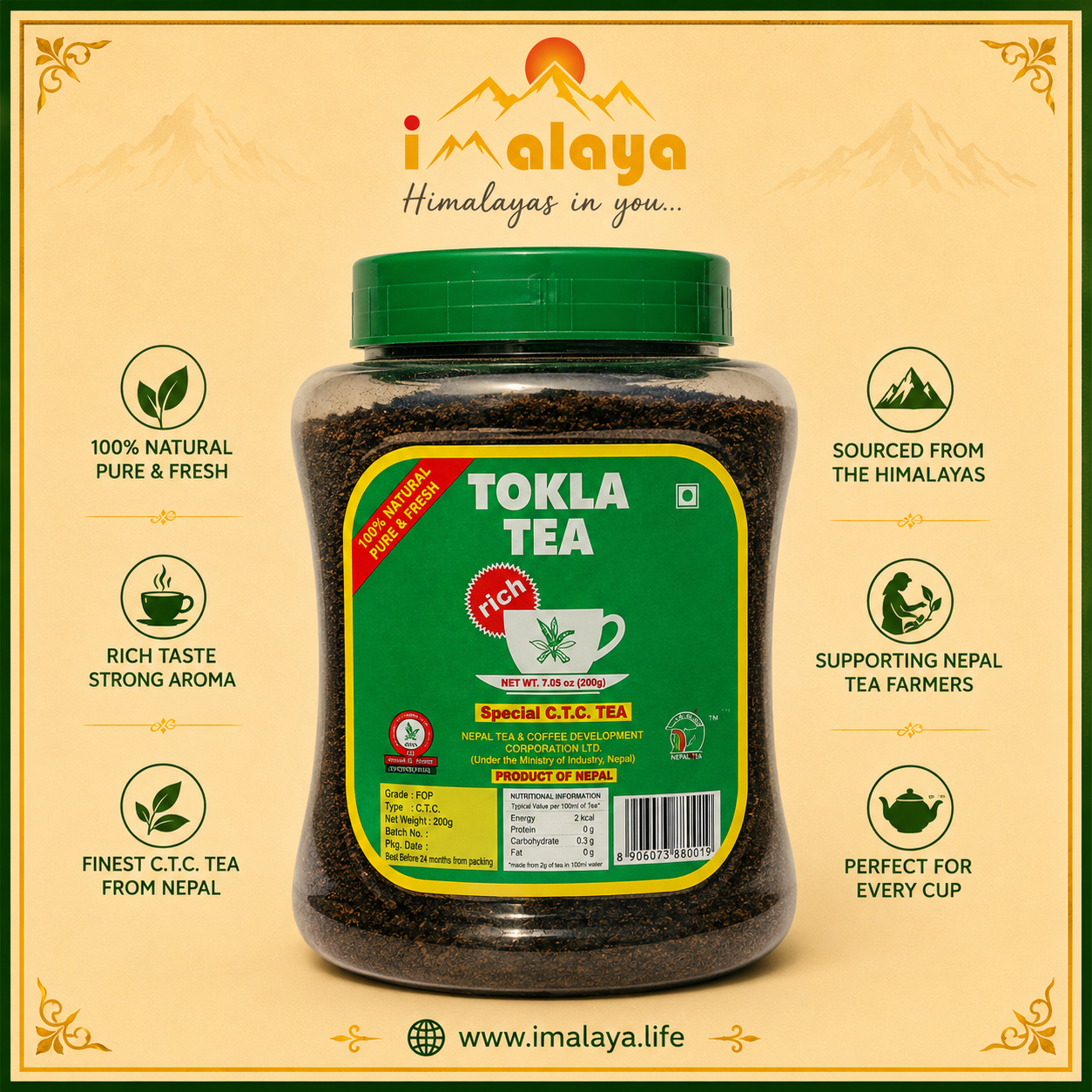 TOKLA CTC TEA JAR