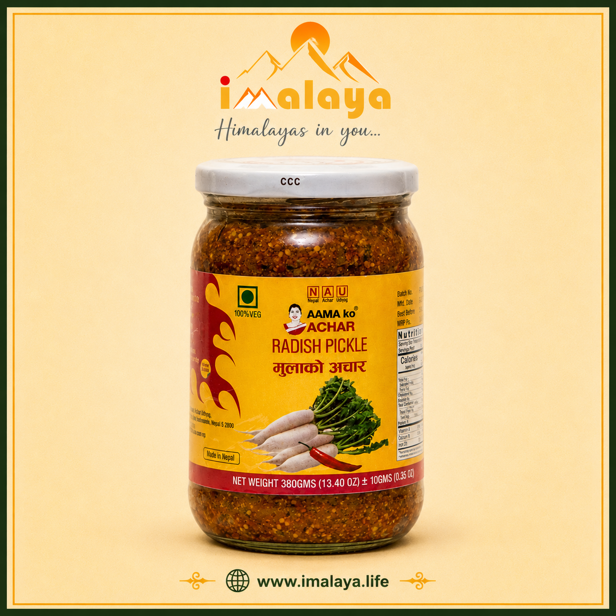 Radish Pickle (Mula ko Achaar)